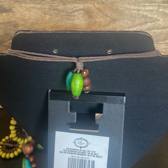 💚Colourful Boho vintage beaded necklace . - Picture 4 of 4